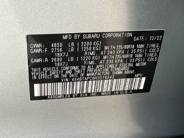 Used 2024 Subaru Outback Touring AWD/4WD image 28