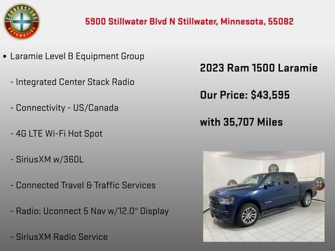 Used 2023 RAM 1500 Laramie AWD/4WD image 20