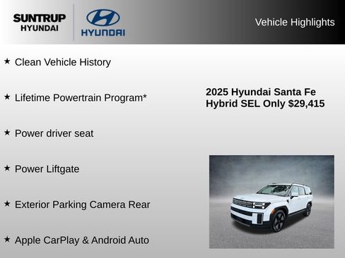 Used 2025 Hyundai Santa Fe SEL FWD image 8