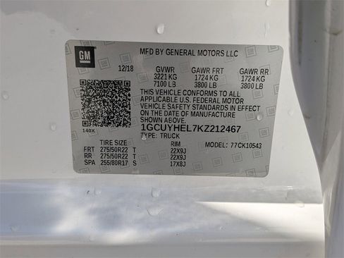 Used 2019 Chevrolet Silverado 1500 High Country w/ Trailer Camera Package image 32