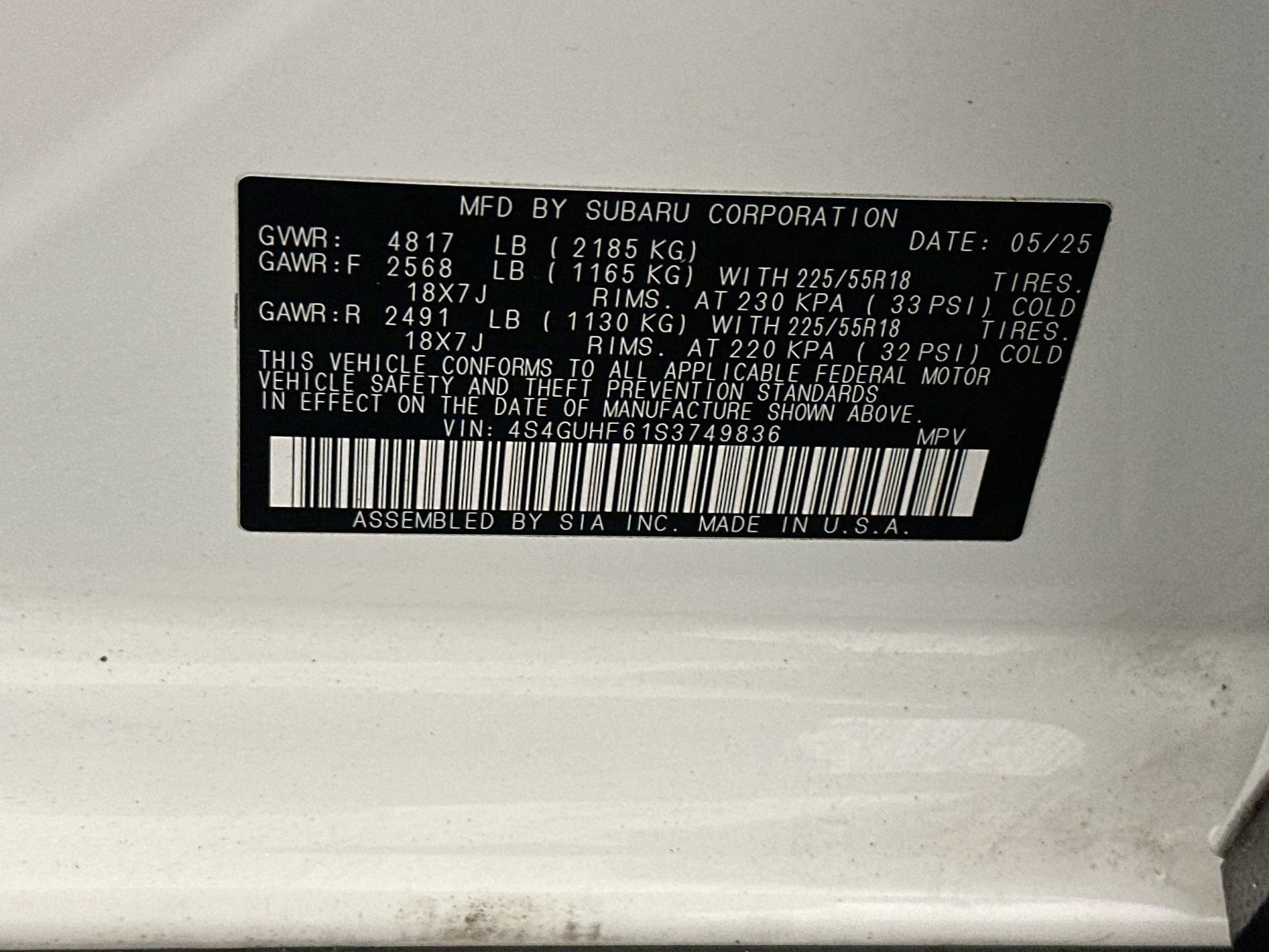 Used 2025 Subaru Crosstrek 2.5i Sport AWD/4WD image 12