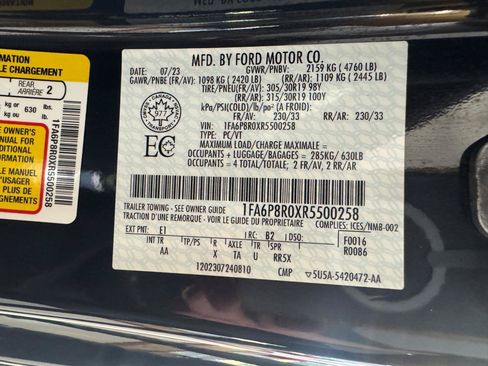 Used 2024 Ford Mustang Dark Horse w/ Dark Horse Handlin Package RWD image 40