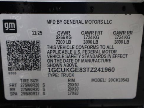New 2026 Chevrolet Silverado 1500 LTZ w/ Technology Package AWD/4WD image 35