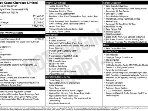 Used 2023 Jeep Grand Cherokee Limited AWD/4WD image 6