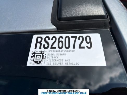 New 2026 Subaru Outback Wilderness AWD/4WD image 12