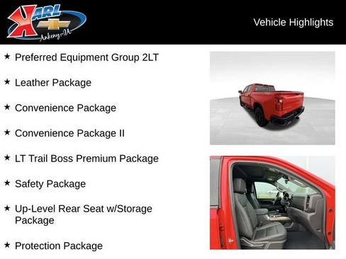 Certified 2024 Chevrolet Silverado 1500 LT Trail Boss w/ LT Trail Boss Premium Package AWD/4WD image 2