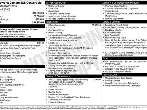 Used 2016 Chevrolet Camaro SS image 28