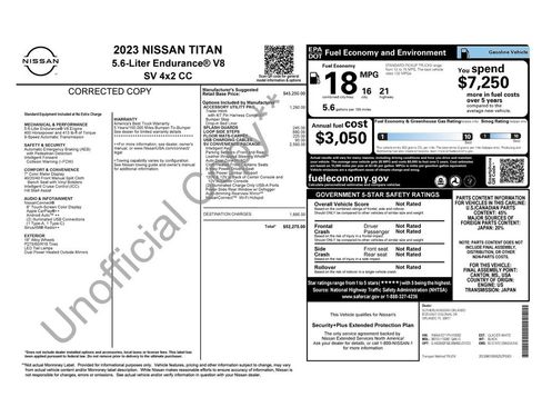 Used 2023 Nissan Titan SV w/ SV Convenience Package RWD image 11