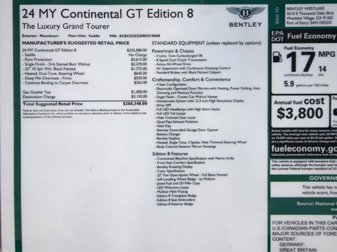 Used 2024 Bentley Continental GT Mulliner image 57