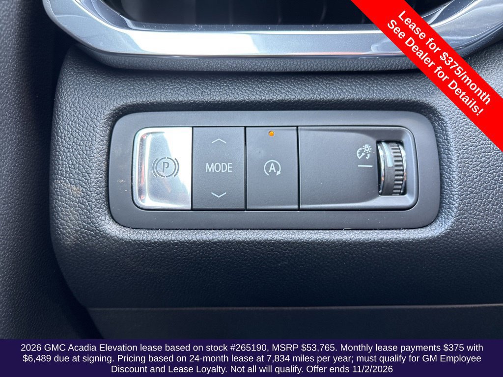 New 2026 GMC Acadia Elevation w/ Elevation Premium Package FWD image 30