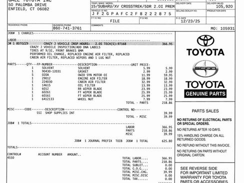 Used 2015 Subaru Crosstrek 2.0i Premium image 10