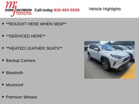 Used 2019 Toyota RAV4 Limited w/ Cold Weather Package FWD image 5