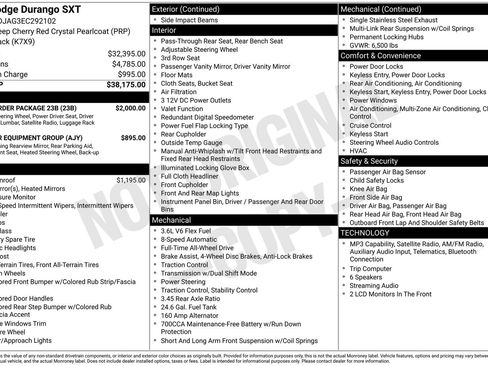 Used 2014 Dodge Durango SXT w/ Quick Order Package 23B AWD/4WD image 5