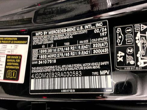 Certified 2024 Mercedes-Benz EQS 450+ 4MATIC SUV image 25