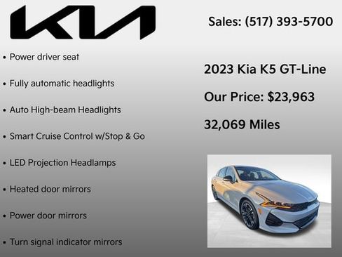 Used 2023 Kia K5 GT-Line w/ GT-Line Premium Package image 12