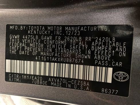 Used 2024 Toyota Camry SE FWD image 24