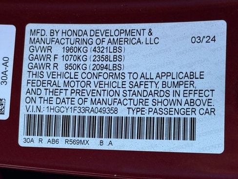 Used 2024 Honda Accord EX image 30