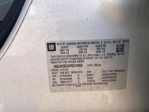 Used 2015 Chevrolet Silverado 1500 LTZ w/ Max Trailering Package image 41