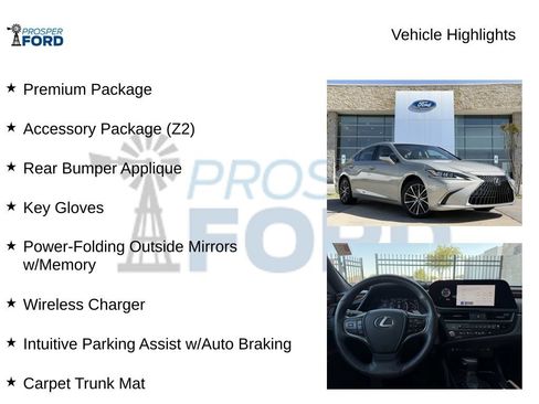 Used 2024 Lexus ES 350 w/ Premium Package FWD image 5
