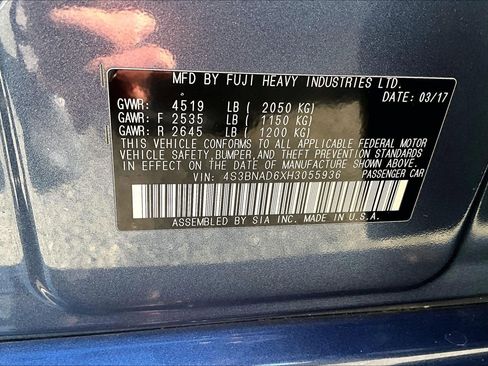 Used 2017 Subaru Legacy 2.5i Premium w/ Moonroof Package image 30