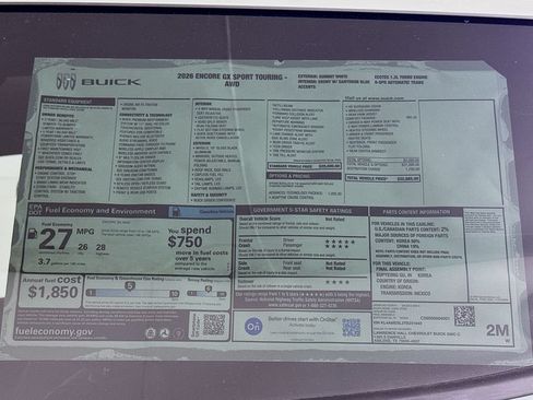New 2026 Buick Encore GX Sport Touring w/ Advanced Technology Package AWD/4WD image 19