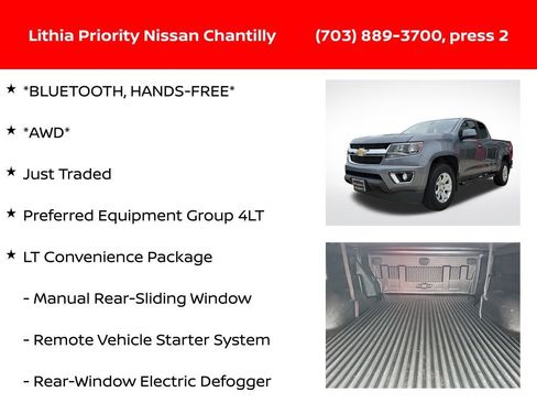 Used 2020 Chevrolet Colorado LT w/ LT Convenience Package AWD/4WD image 6
