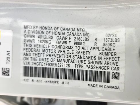 Used 2024 Honda Civic Touring image 27