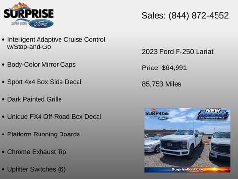 Used 2023 Ford F250 Lariat w/ Sport Appearance Package AWD/4WD image 17