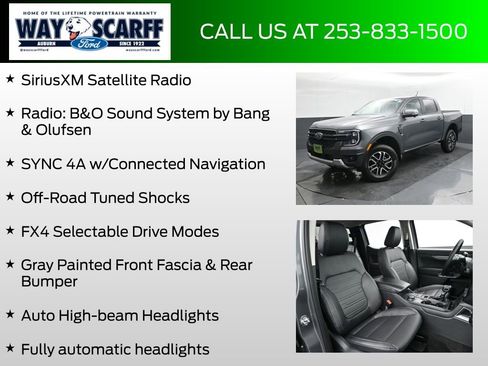 New 2025 Ford Ranger Lariat w/ FX4 Off-Road Package image 18