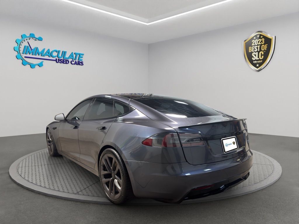Used 2021 Tesla Model S Plaid AWD/4WD image 3