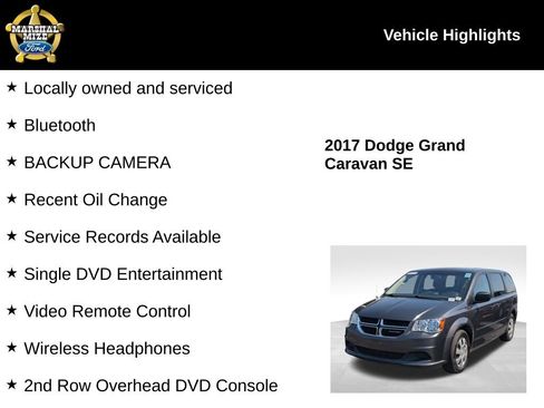 Used 2017 Dodge Grand Caravan SE w/ Power Window Group image 2