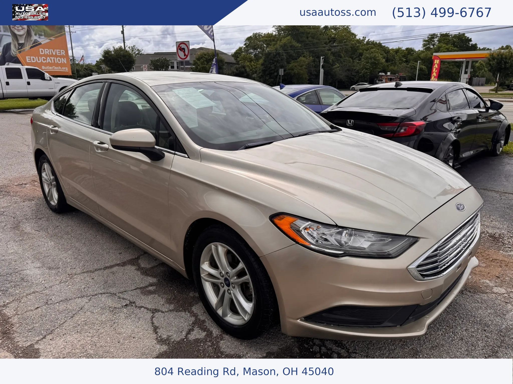 Used 2018 Ford Fusion SE w/ Fusion SE Technology Package FWD image 1