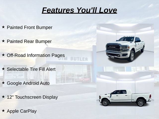 Used 2022 RAM 2500 Limited w/ Body Color Bumper Group AWD/4WD image 27