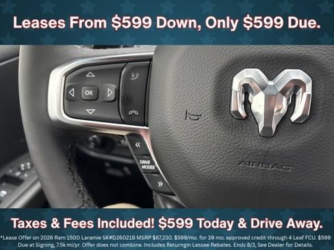 New 2026 RAM 1500 Big Horn AWD/4WD image 14