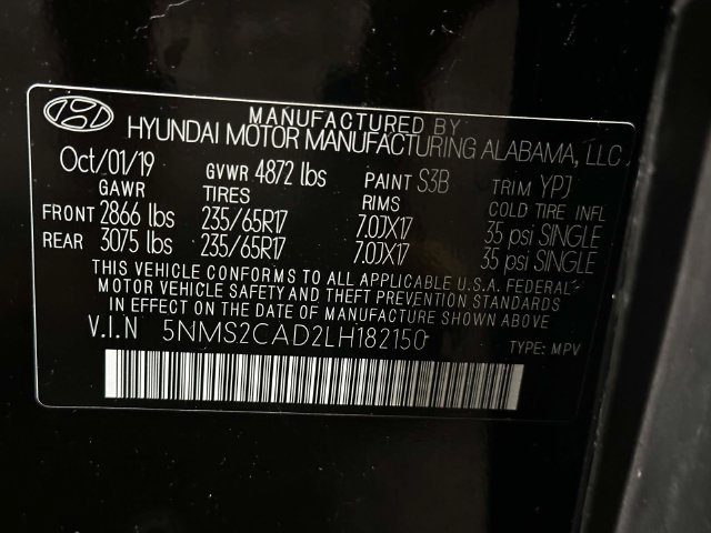 Used 2020 Hyundai Santa Fe SE AWD/4WD image 40