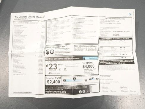 Used 2023 BMW X5 xDrive40i w/ Premium Package image 69