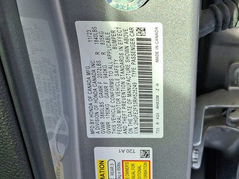 Certified 2024 Honda Civic Sport image 26