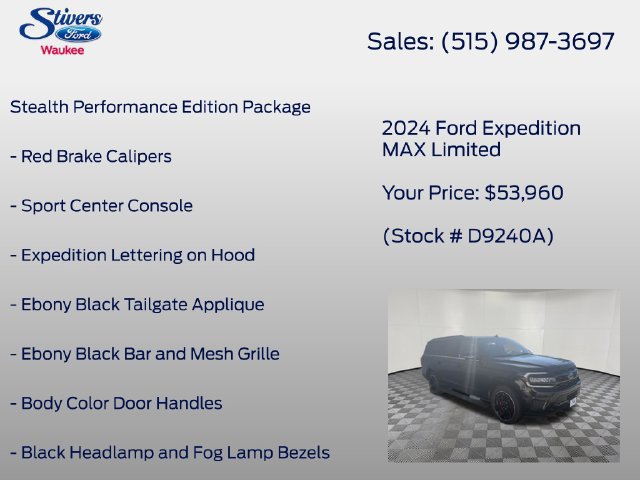 Used 2024 Ford Expedition Max Limited AWD/4WD image 22