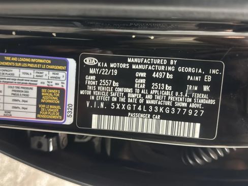 Used 2019 Kia Optima S w/ S Panoramic Sunroof Package FWD image 30