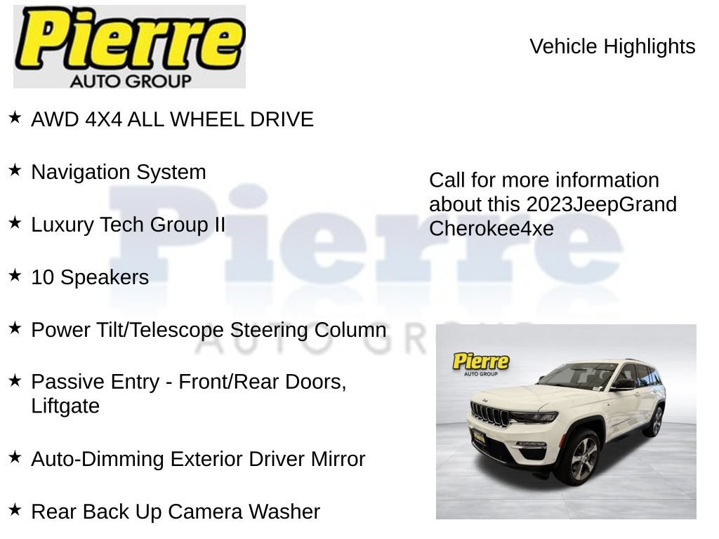 Used 2023 Jeep Grand Cherokee 4WD 4xe image 7