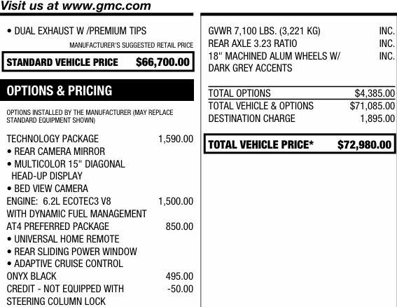 Certified 2023 GMC Sierra 1500 AT4 w/ Technology Package AWD/4WD image 2
