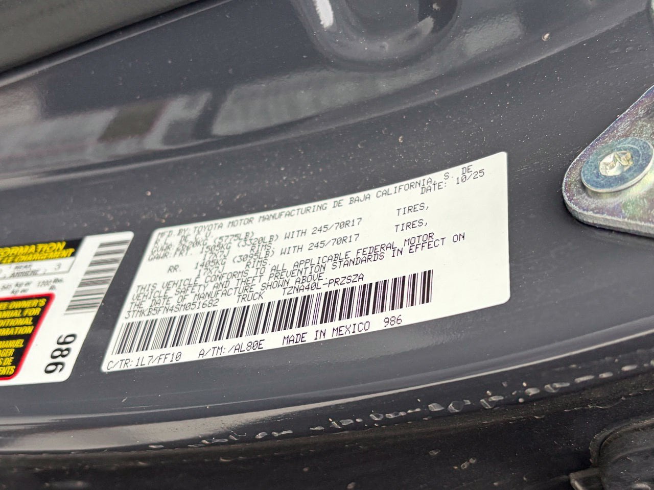 Used 2025 Toyota Tacoma SR5 RWD image 15