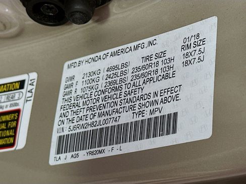 Used 2018 Honda CR-V EX-L image 36