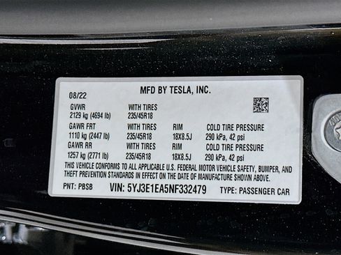 Used 2022 Tesla Model 3 image 12