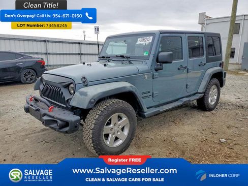 Used 2014 Jeep Wrangler Unlimited Sport w/ Quick Order Package 24S image 1