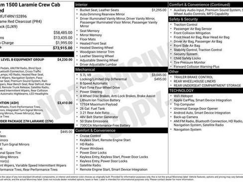 Used 2024 RAM 1500 Laramie AWD/4WD image 40