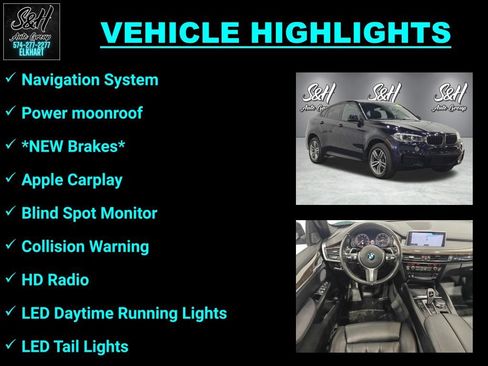 Used 2019 BMW X6 xDrive35i w/ M Sport Package AWD/4WD image 3
