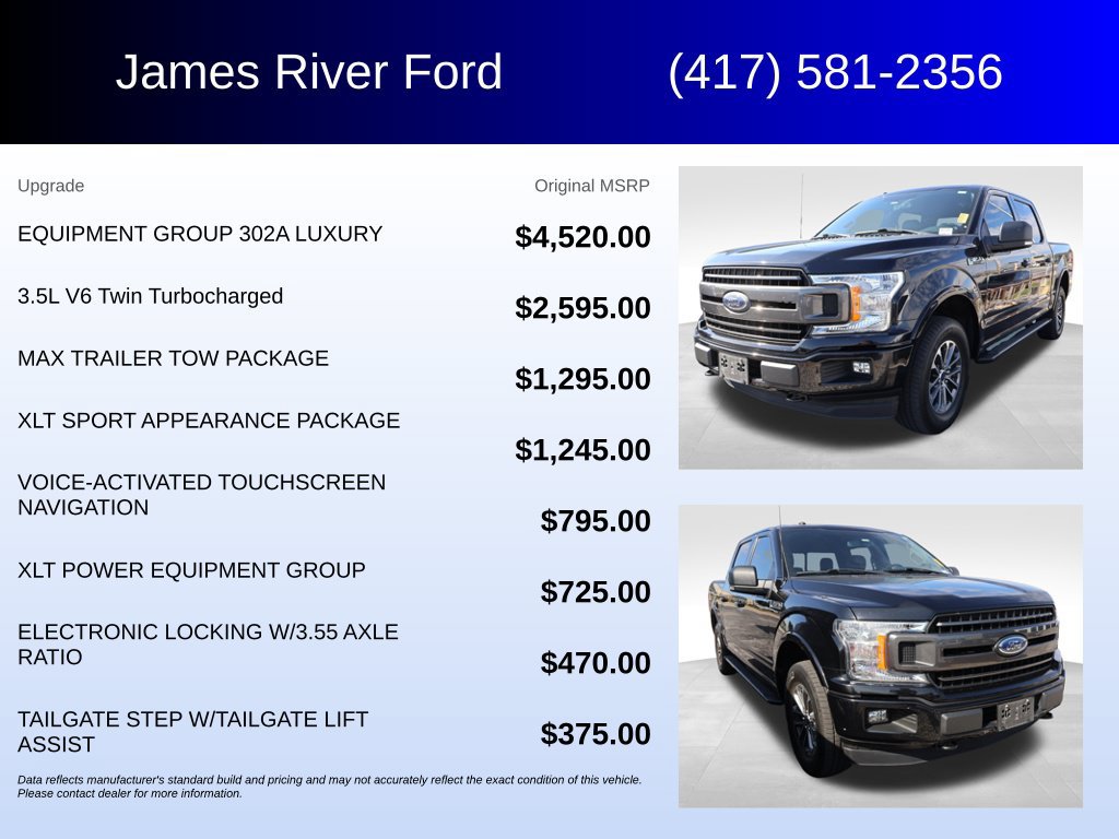 Used 2018 Ford F150 XLT w/ Equipment Group 302A Luxury AWD/4WD image 5