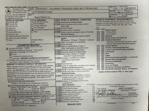 Used 2024 Chevrolet Colorado Trail Boss w/ Advanced Trailering Package image 30