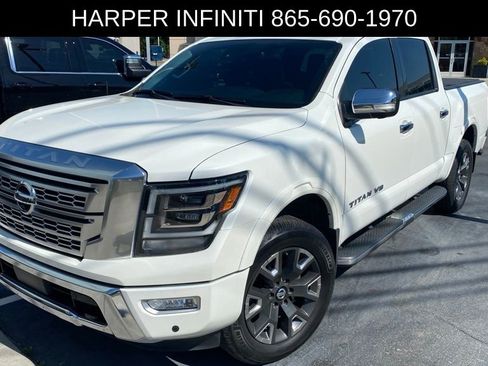 Used 2020 Nissan Titan Platinum Reserve w/ Moonroof Package AWD/4WD image 1